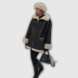 Waltraud | Warme Winterjacke mit Teddyfutter
