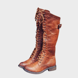 Brunhilde | Schnürstiefel mit Wadenschaft Stiefel