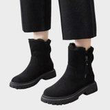 Gunhild | Gefütterte Stiefel mit Reißverschluss