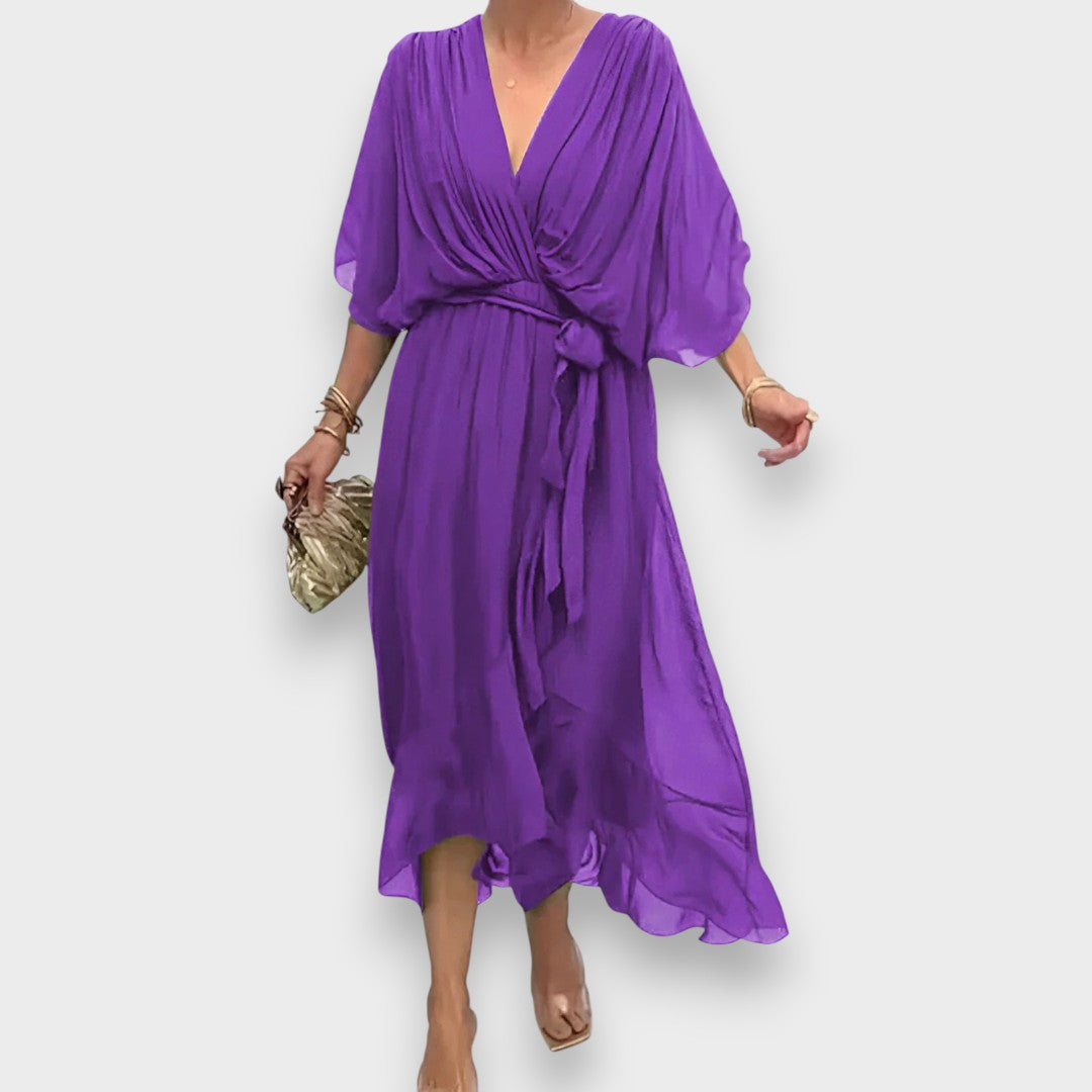 Monica | Robe à Col V