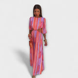 Paloma - Robe élégante avec des détails découpés