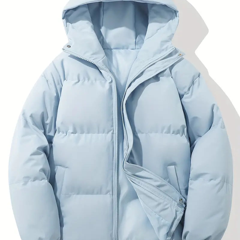 Heidi | Gesteppte Kapuzenjacke in Puderrosa