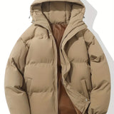 Heidi | Gesteppte Kapuzenjacke in Puderrosa