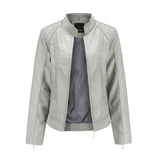 Gisela | Elegante Lederoptik-Jacke