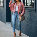 Judith | Kurze Fransenjacke Jacke