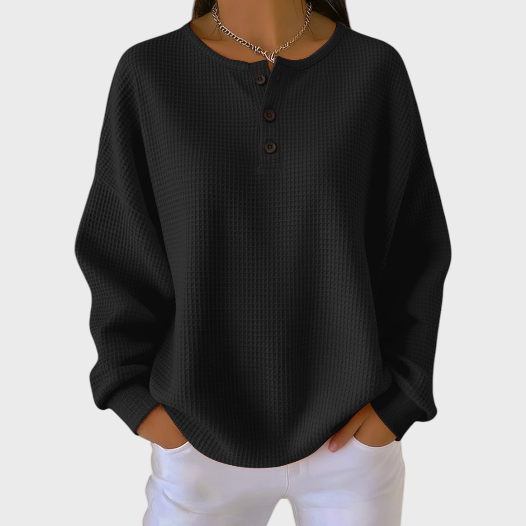 Elisabeth | Pullover aus weichem Waffelstrick