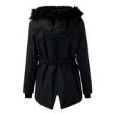 Gisela | Winterliche Parka mit Kunstfellkapuze Jacke