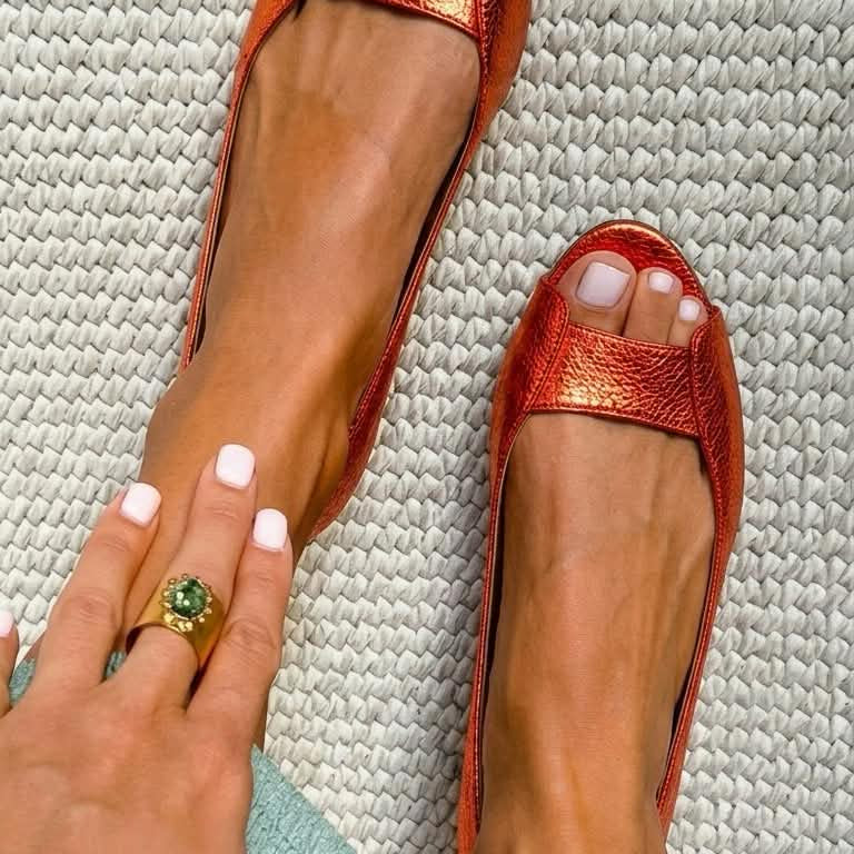 Adelina | Goldene Sandalen Komfort Chic