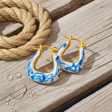 Boucles d'oreilles en résine couleur Kullans