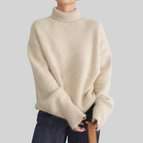 Dorothea | Rollkragenpullover aus Kabelstrick