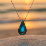 Collier en labradorite