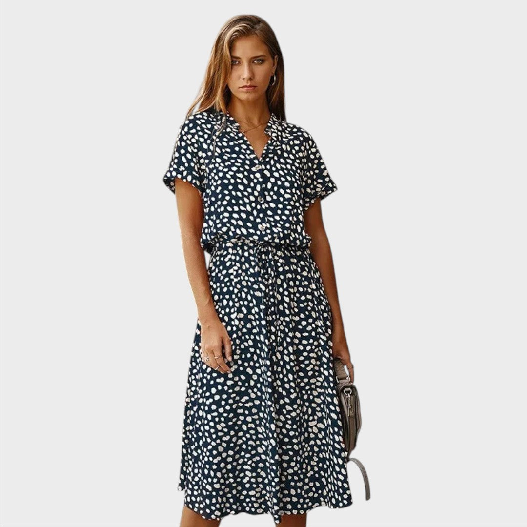 Madelina | Robe d'été élégante multicolore