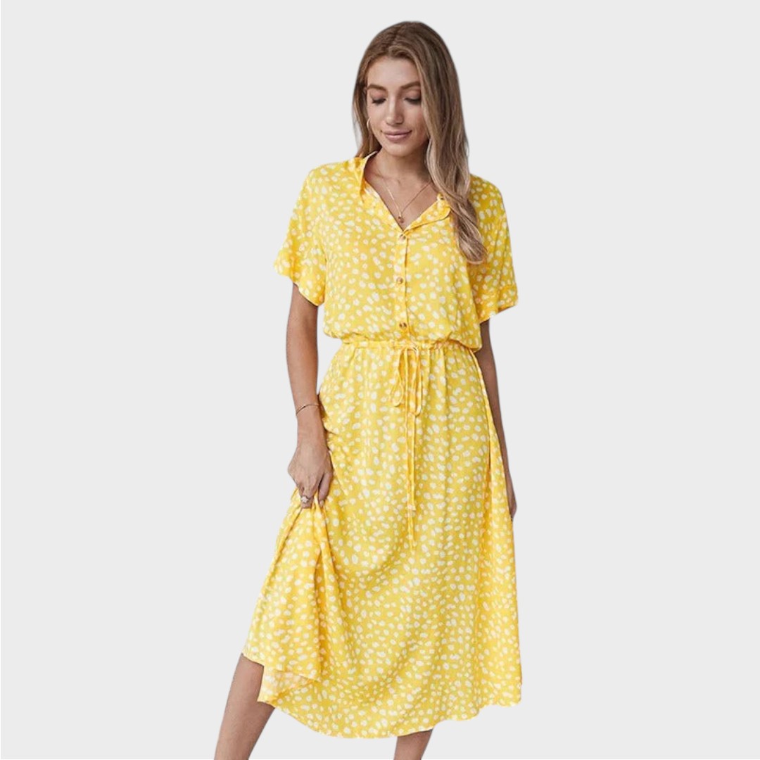 Madelina | Robe d'été élégante multicolore