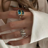 Bague Bleue