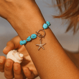 Bracelet de sirène bleu