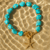 Bracelet de sirène bleu