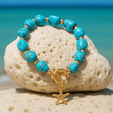 Bracelet de sirène bleu
