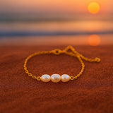 Bracelet avec trois perles