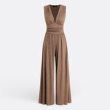 Leonor - Chic Jumpsuit ohne Ärmel mit weitem Bein