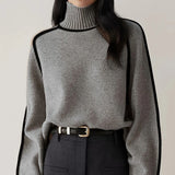 Karin | Rippstrick-Rollkragenpullover