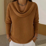 Rosemarie | Weicher Waffelstrick-Pullover