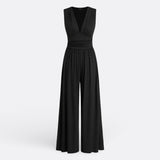 Leonor - Chic Jumpsuit ohne Ärmel mit weitem Bein