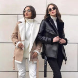 Sabina | Gefütterte Lederjacke Jacke