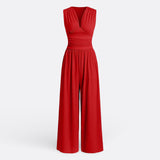 Leonor - Chic Jumpsuit ohne Ärmel mit weitem Bein