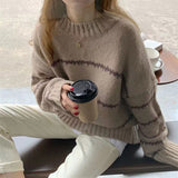 Gertrud | Klassischer Kabelstrickpullover