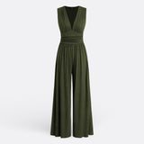 Leonor - Chic Jumpsuit ohne Ärmel mit weitem Bein