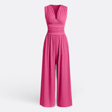Leonor - Chic Jumpsuit ohne Ärmel mit weitem Bein