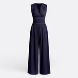 Leonor - Chic Jumpsuit ohne Ärmel mit weitem Bein