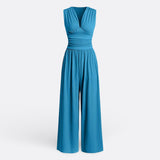 Leonor - Chic Jumpsuit ohne Ärmel mit weitem Bein
