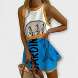 Beatriz - Robe mini avec une touche maritime