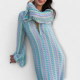 Elina – Robe maxi avec décolleté en V et ambiance de vacances