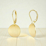 Boucles d'oreilles rétro en or