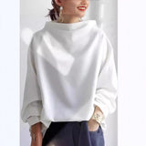 Sylvia | Oversized Oberteil mit Mock-Neck