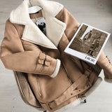 Sabina | Gefütterte Lederjacke Jacke