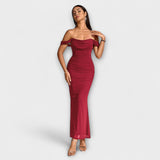 Ione - Robe Bodycon à Épaules Dégagées
