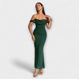 Ione - Robe Bodycon à Épaules Dégagées
