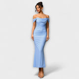 Ione - Robe Bodycon à Épaules Dégagées