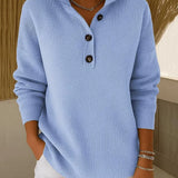 Sabina | Weicher Strickpullover mit Polokragen