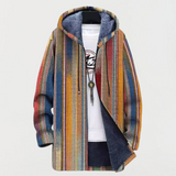 Heike | Damen Kapuzenjacke mit Streifenmuster