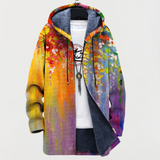 Doris | Damen Kapuzenjacke mit Kunstmuster