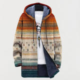 Martina | Damen Gemusterte Kapuzenjacke