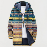 Gabriele | Damen Kapuzenjacke mit grafischem Muster