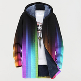 Claudia | Damen Streifenjacke mit Kapuze