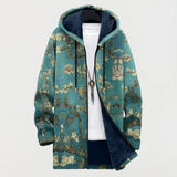Gerlinde | Damen Kapuzenjacke mit Blumenmuster