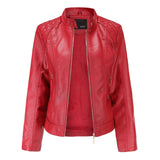 Gisela | Elegante Lederoptik-Jacke