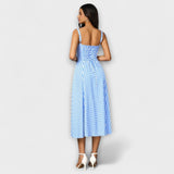 Hope - Rüschentop Kleid mit Schlitzdetail